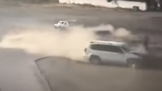 Piyadanı öldürüb 3 avtomobili əzən \